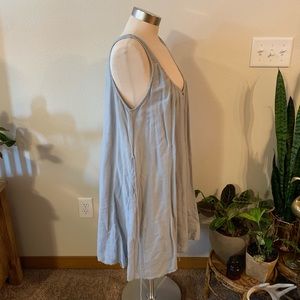 version sud Dresses - Linen like tank dress version sud Dresses - Linen like tank dress